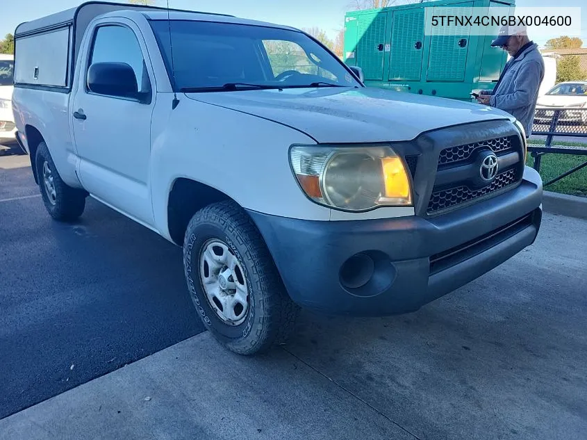 2011 Toyota Tacoma VIN: 5TFNX4CN6BX004600 Lot: 40879066