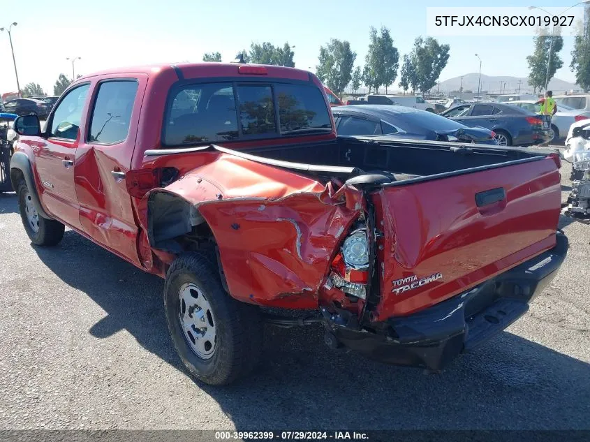 5TFJX4CN3CX019927 2012 Toyota Tacoma