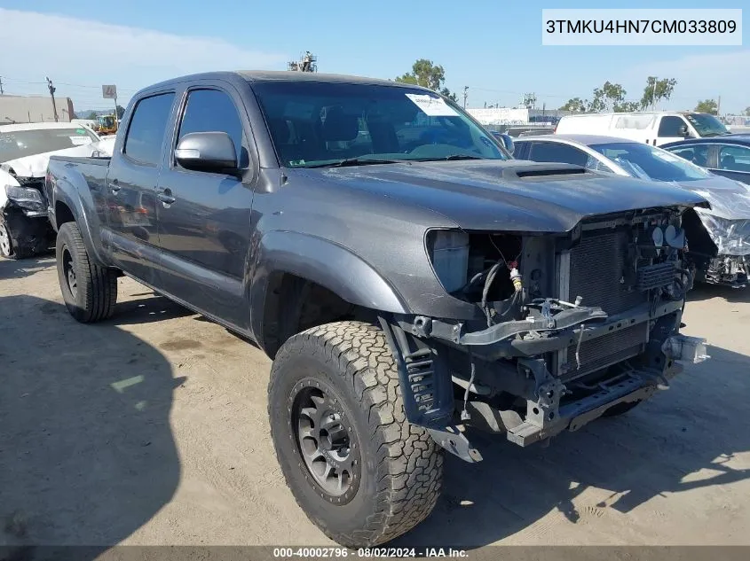 2012 Toyota Tacoma Prerunner V6 VIN: 3TMKU4HN7CM033809 Lot: 40002796