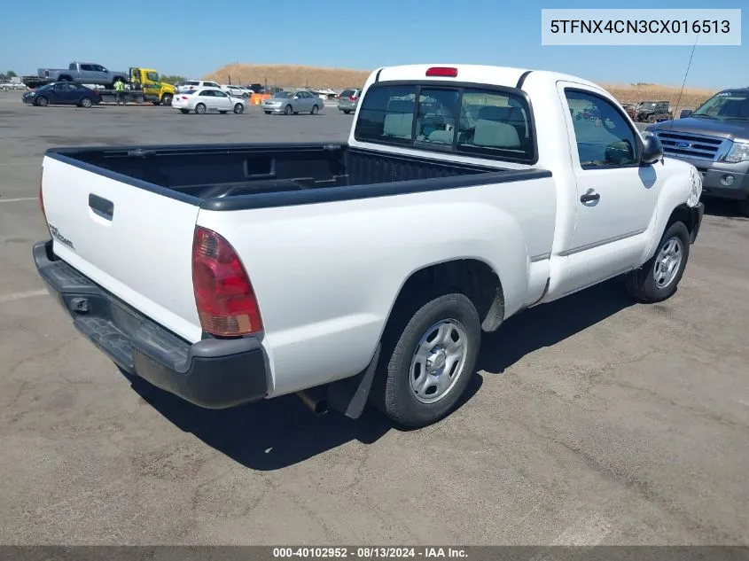 5TFNX4CN3CX016513 2012 Toyota Tacoma