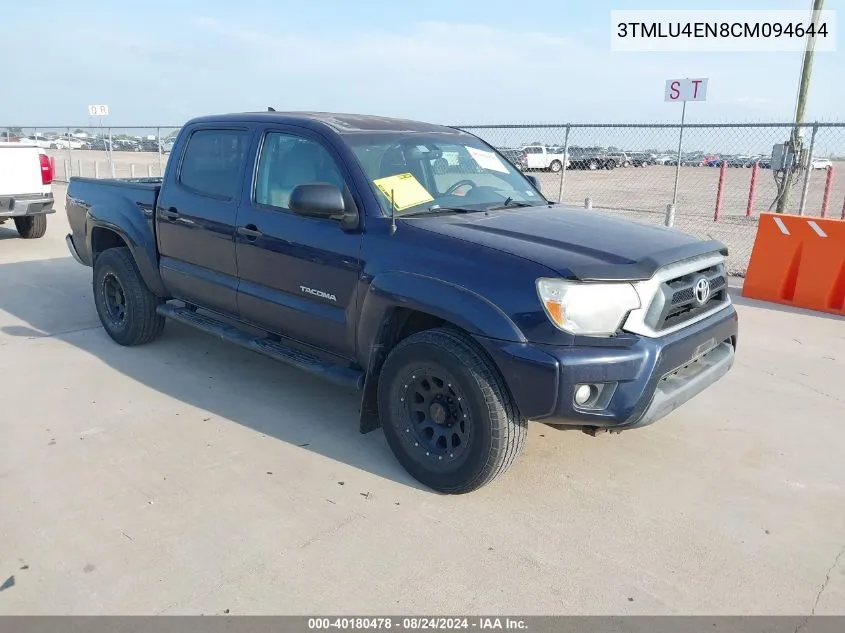 3TMLU4EN8CM094644 2012 Toyota Tacoma Base V6