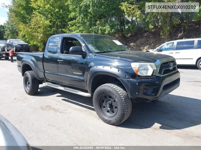 5TFUX4ENXCX010202 2012 Toyota Tacoma