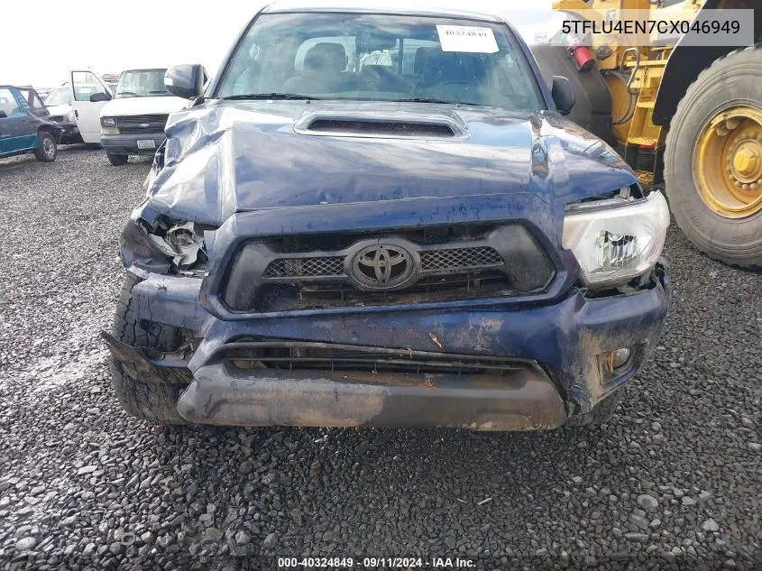 5TFLU4EN7CX046949 2012 Toyota Tacoma Double Cab