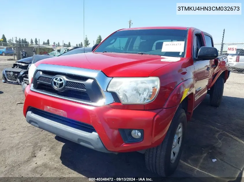 2012 Toyota Tacoma Prerunner V6 VIN: 3TMKU4HN3CM032673 Lot: 40348472