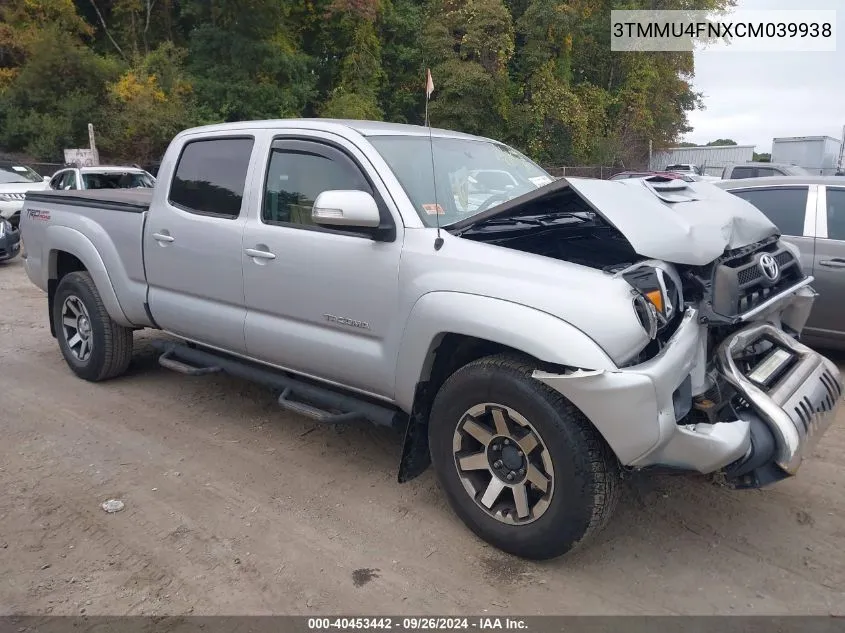 2012 Toyota Tacoma Base V6 VIN: 3TMMU4FNXCM039938 Lot: 40453442