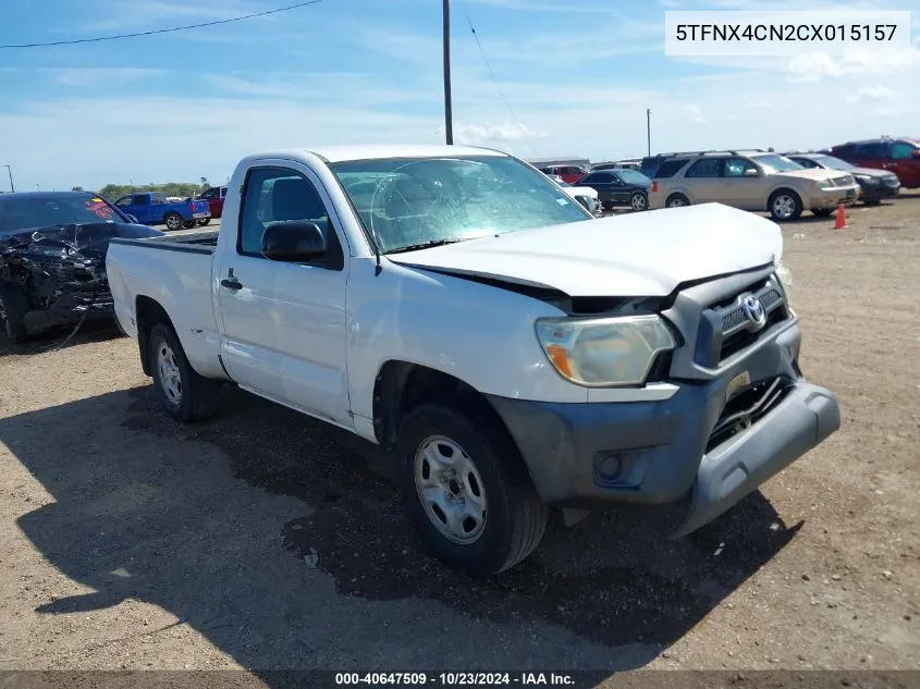 2012 Toyota Tacoma VIN: 5TFNX4CN2CX015157 Lot: 40647509