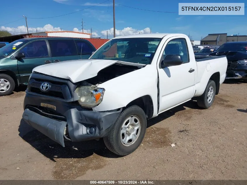 5TFNX4CN2CX015157 2012 Toyota Tacoma