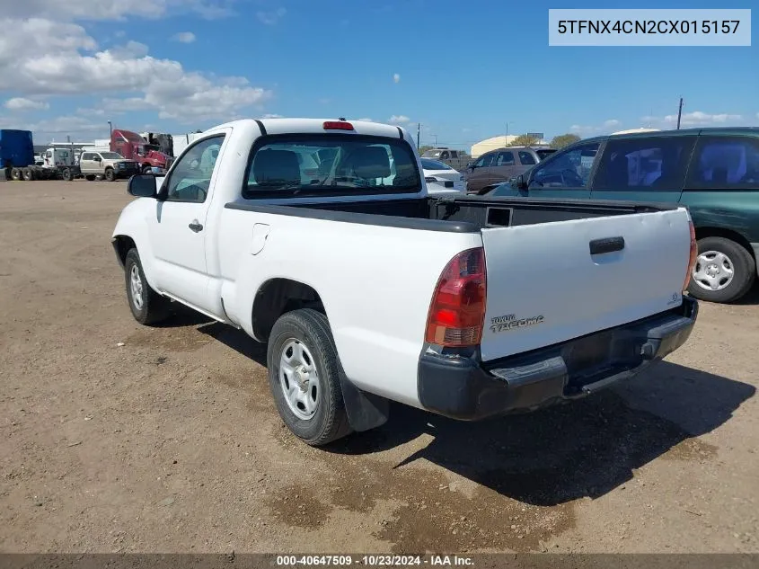 5TFNX4CN2CX015157 2012 Toyota Tacoma