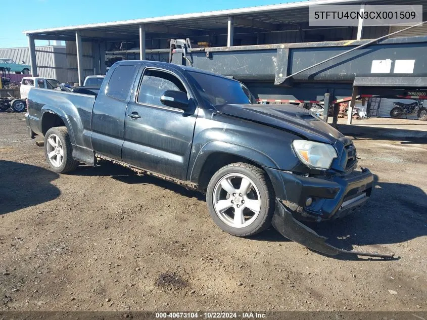 5TFTU4CN3CX001509 2012 Toyota Tacoma X-Runner V6