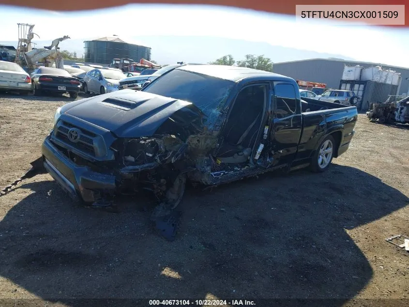 5TFTU4CN3CX001509 2012 Toyota Tacoma X-Runner V6