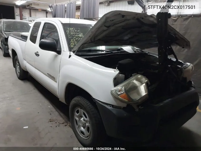 5TFTX4CN2CX017501 2012 Toyota Tacoma