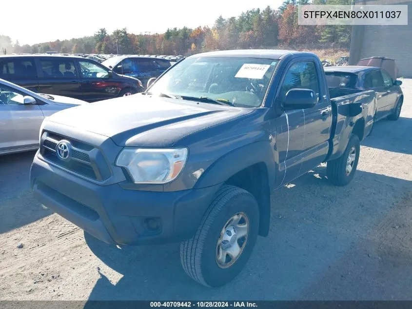 5TFPX4EN8CX011037 2012 Toyota Tacoma