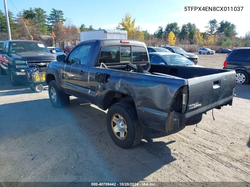 5TFPX4EN8CX011037 2012 Toyota Tacoma