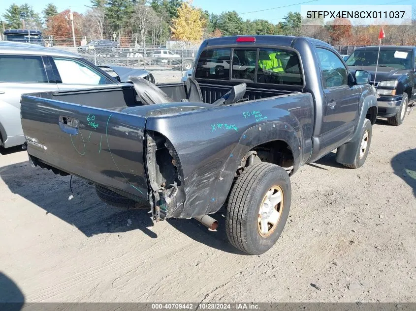 5TFPX4EN8CX011037 2012 Toyota Tacoma