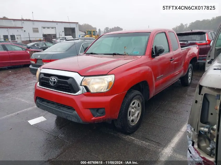 2012 Toyota Tacoma VIN: 5TFTX4CN6CX017825 Lot: 40769618