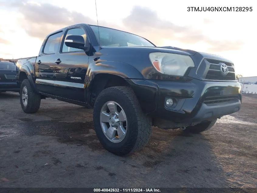 2012 Toyota Tacoma Double Cab Prerunner VIN: 3TMJU4GNXCM128295 Lot: 40842632