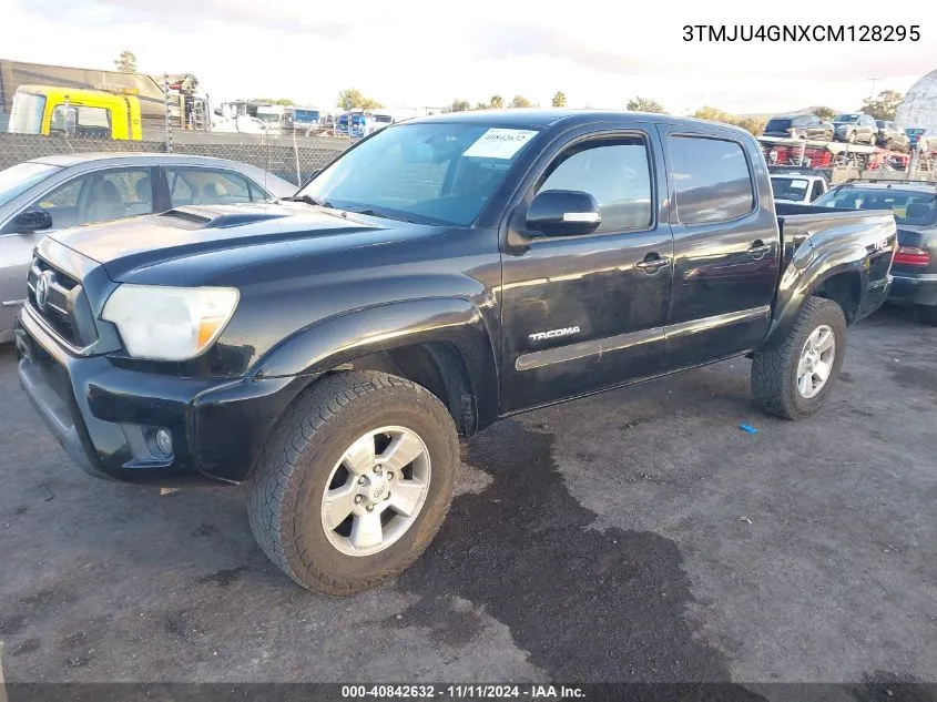 2012 Toyota Tacoma Double Cab Prerunner VIN: 3TMJU4GNXCM128295 Lot: 40842632