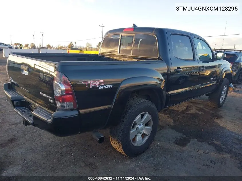 2012 Toyota Tacoma Double Cab Prerunner VIN: 3TMJU4GNXCM128295 Lot: 40842632