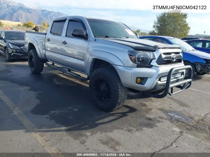 2012 Toyota Tacoma Double Cab Long Bed VIN: 3TMMU4FN0CM042122 Lot: 40859903