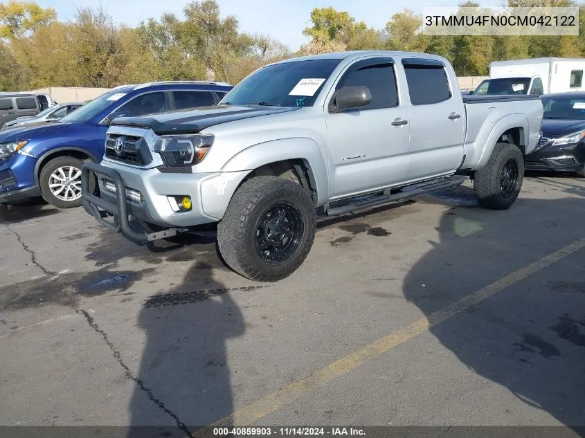 2012 Toyota Tacoma Double Cab Long Bed VIN: 3TMMU4FN0CM042122 Lot: 40859903