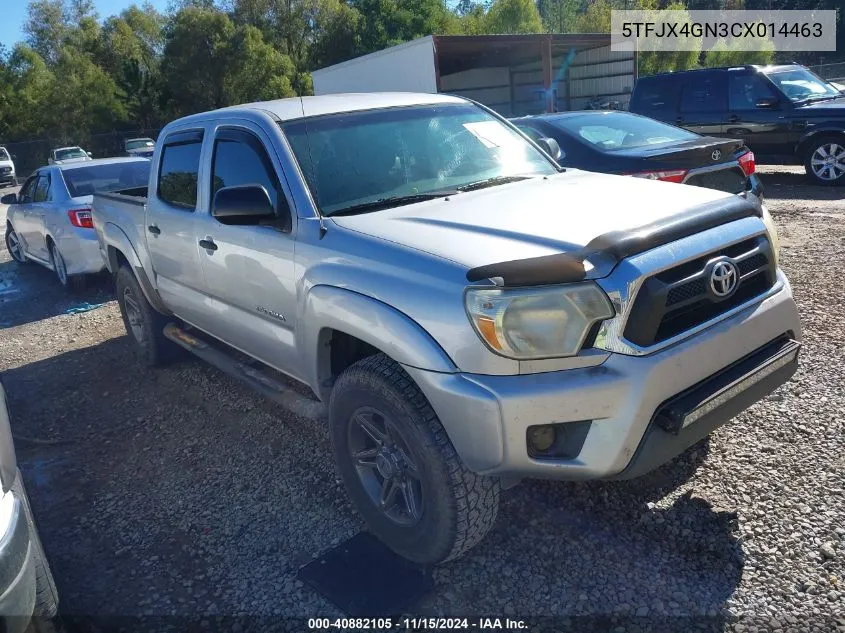 2012 Toyota Tacoma Double Cab VIN: 5TFJX4GN3CX014463 Lot: 40882105