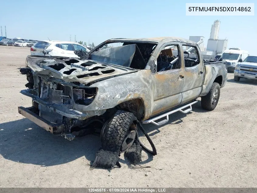 2013 Toyota Tacoma Double Cab Long Bed VIN: 5TFMU4FN5DX014862 Lot: 12045575