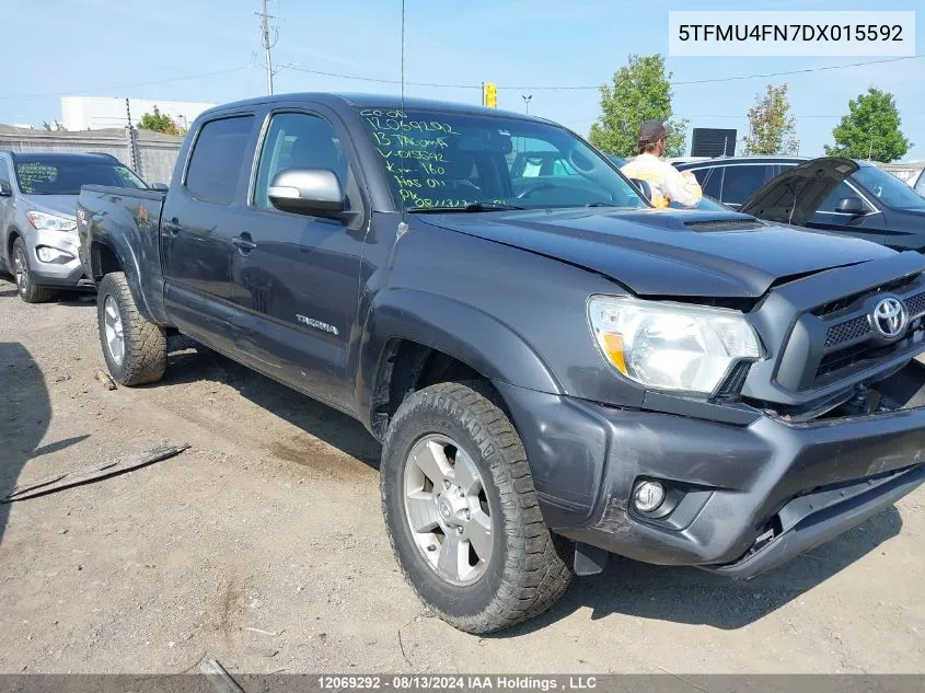 2013 Toyota Tacoma Double Cab Long Bed VIN: 5TFMU4FN7DX015592 Lot: 12069292