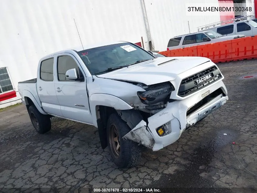 2013 Toyota Tacoma Base V6 VIN: 3TMLU4EN8DM130348 Lot: 38707678