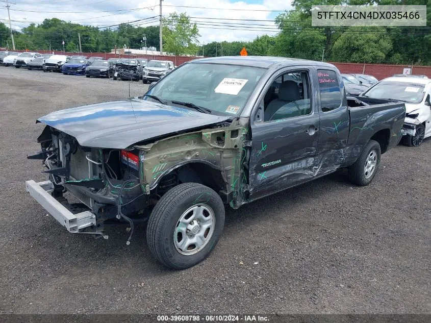 2013 Toyota Tacoma VIN: 5TFTX4CN4DX035466 Lot: 39608798