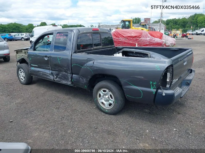 2013 Toyota Tacoma VIN: 5TFTX4CN4DX035466 Lot: 39608798