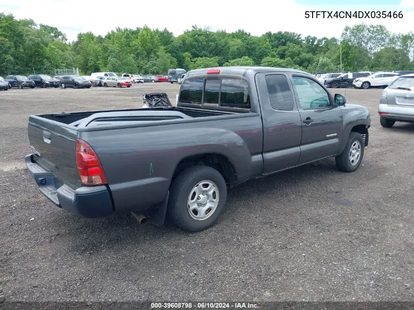 2013 Toyota Tacoma VIN: 5TFTX4CN4DX035466 Lot: 39608798