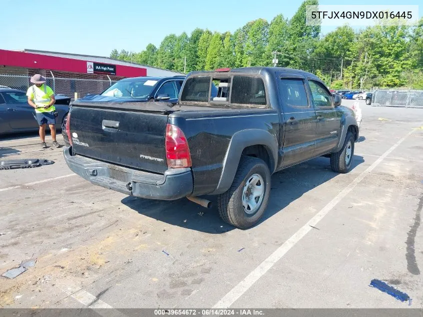 2013 Toyota Tacoma Prerunner VIN: 5TFJX4GN9DX016445 Lot: 39654672