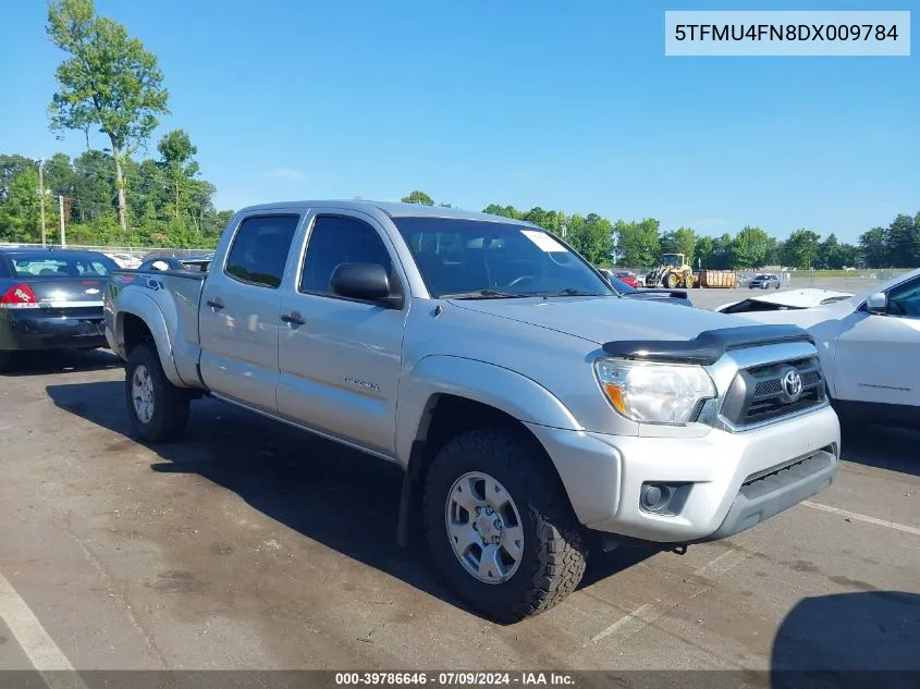 2013 Toyota Tacoma Base V6 VIN: 5TFMU4FN8DX009784 Lot: 39786646