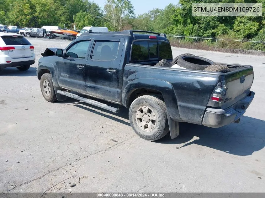 3TMLU4EN8DM109726 2013 Toyota Tacoma Base V6