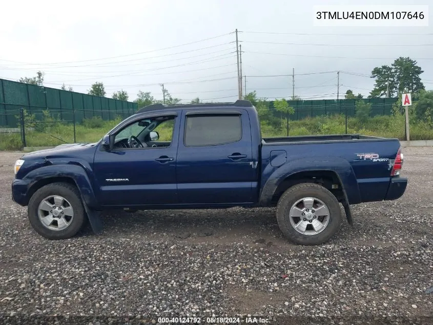 3TMLU4EN0DM107646 2013 Toyota Tacoma Base V6