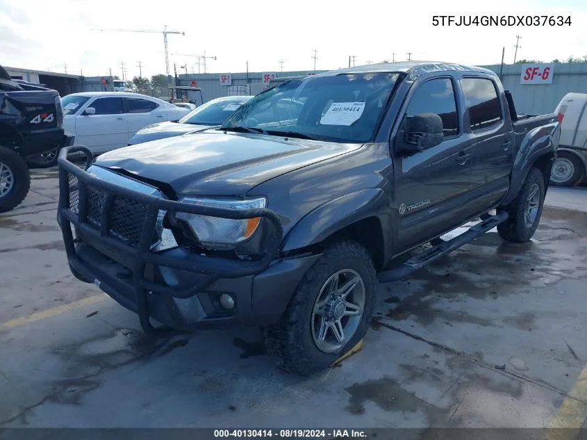 2013 Toyota Tacoma Prerunner V6 VIN: 5TFJU4GN6DX037634 Lot: 40130414