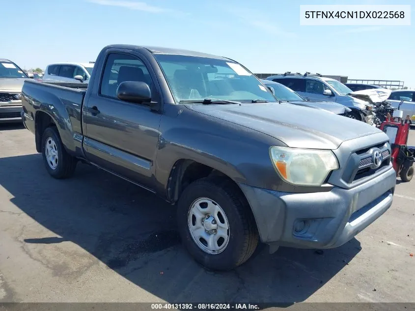 2013 Toyota Tacoma VIN: 5TFNX4CN1DX022568 Lot: 40131392