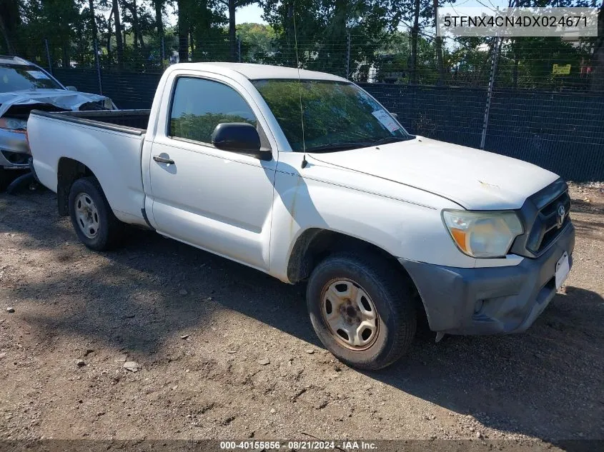 2013 Toyota Tacoma VIN: 5TFNX4CN4DX024671 Lot: 40155856