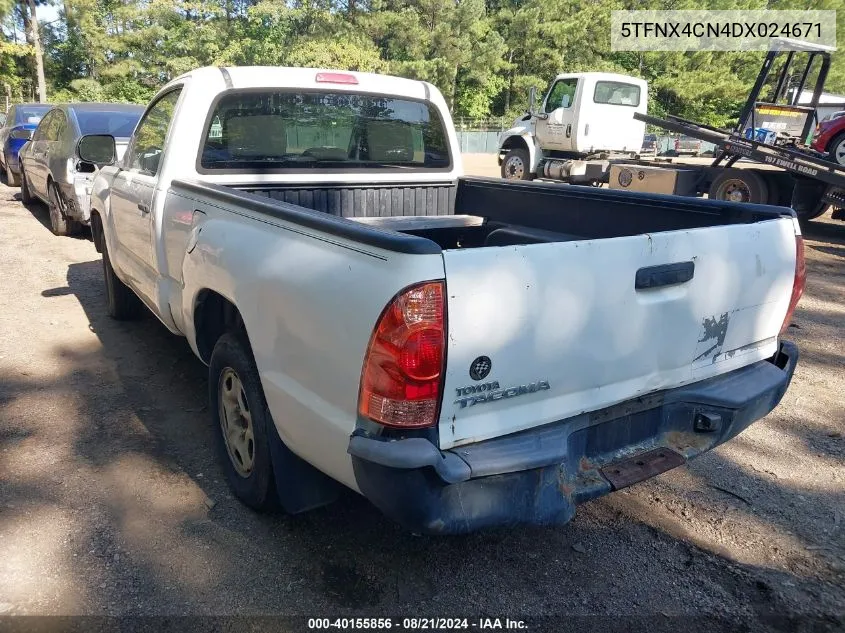 5TFNX4CN4DX024671 2013 Toyota Tacoma