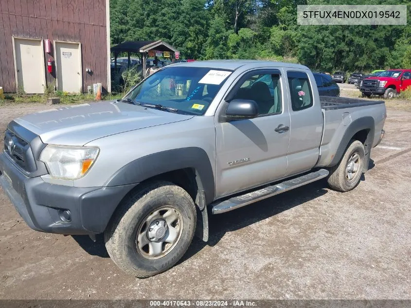 2013 Toyota Tacoma VIN: 5TFUX4EN0DX019542 Lot: 40170643