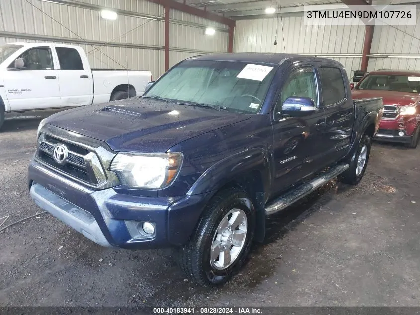 2013 Toyota Tacoma Base V6 VIN: 3TMLU4EN9DM107726 Lot: 40183941