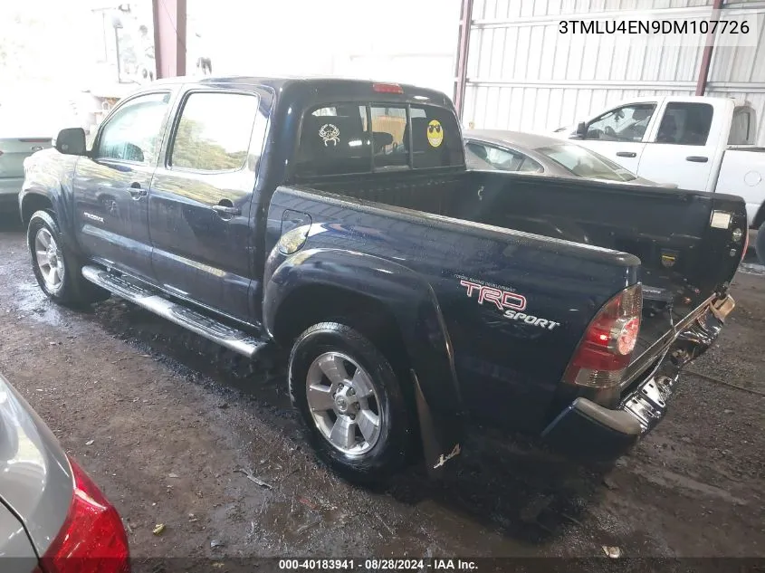 3TMLU4EN9DM107726 2013 Toyota Tacoma Base V6