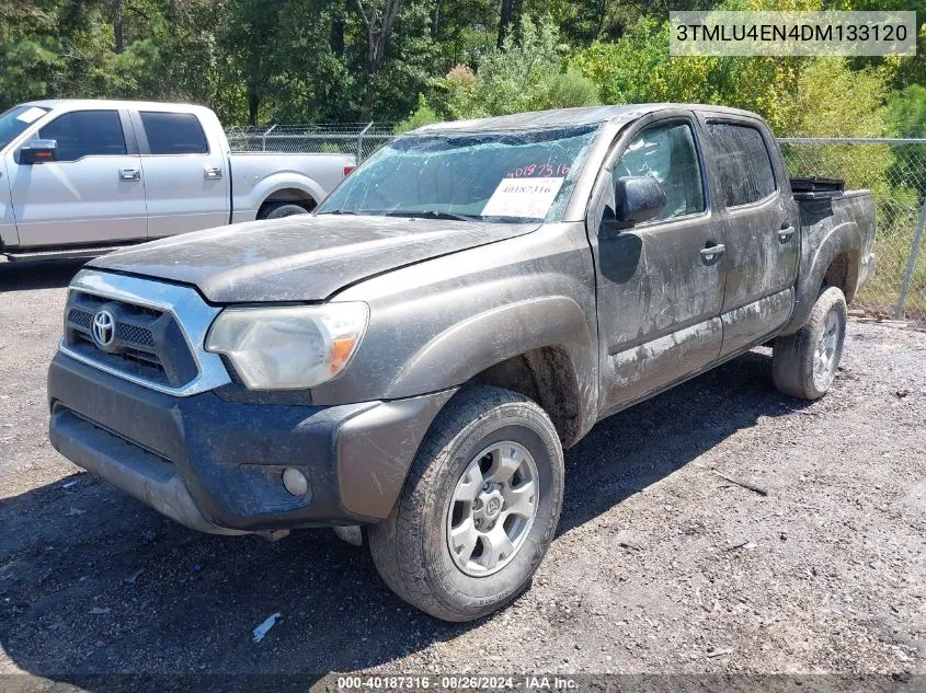 2013 Toyota Tacoma Base V6 VIN: 3TMLU4EN4DM133120 Lot: 40187316