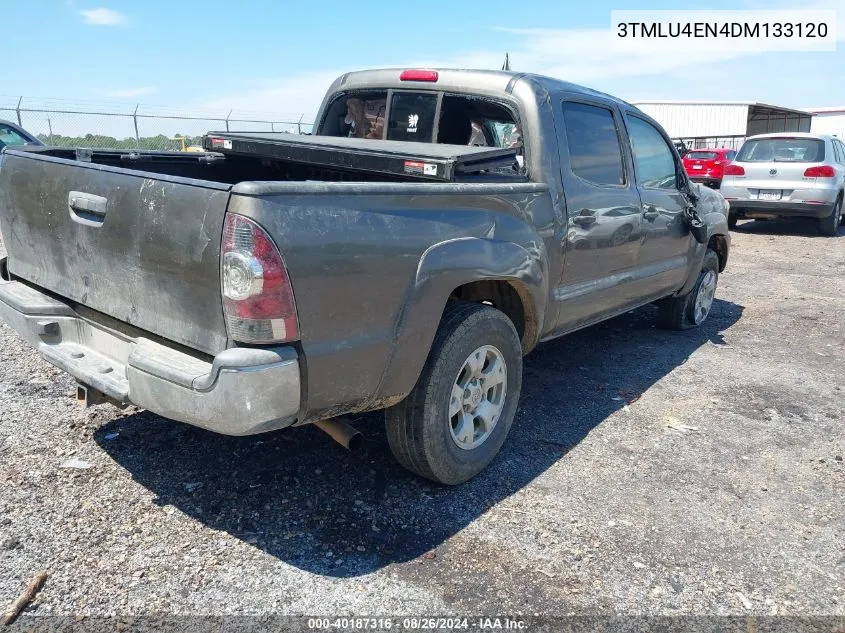 3TMLU4EN4DM133120 2013 Toyota Tacoma Base V6