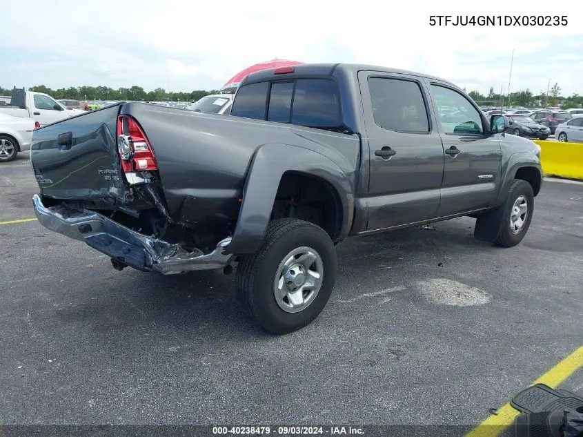 2013 Toyota Tacoma Prerunner V6 VIN: 5TFJU4GN1DX030235 Lot: 40238479