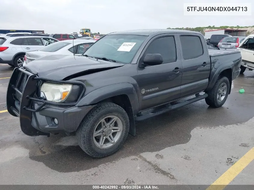 2013 Toyota Tacoma Prerunner V6 VIN: 5TFJU4GN4DX044713 Lot: 40242992