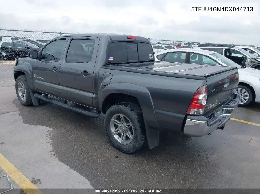 2013 Toyota Tacoma Prerunner V6 VIN: 5TFJU4GN4DX044713 Lot: 40242992