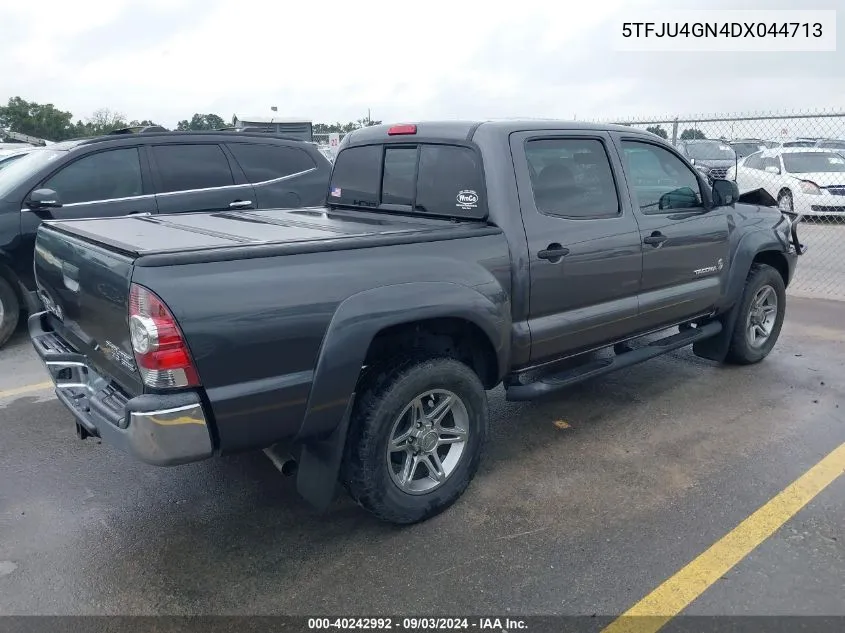 2013 Toyota Tacoma Prerunner V6 VIN: 5TFJU4GN4DX044713 Lot: 40242992