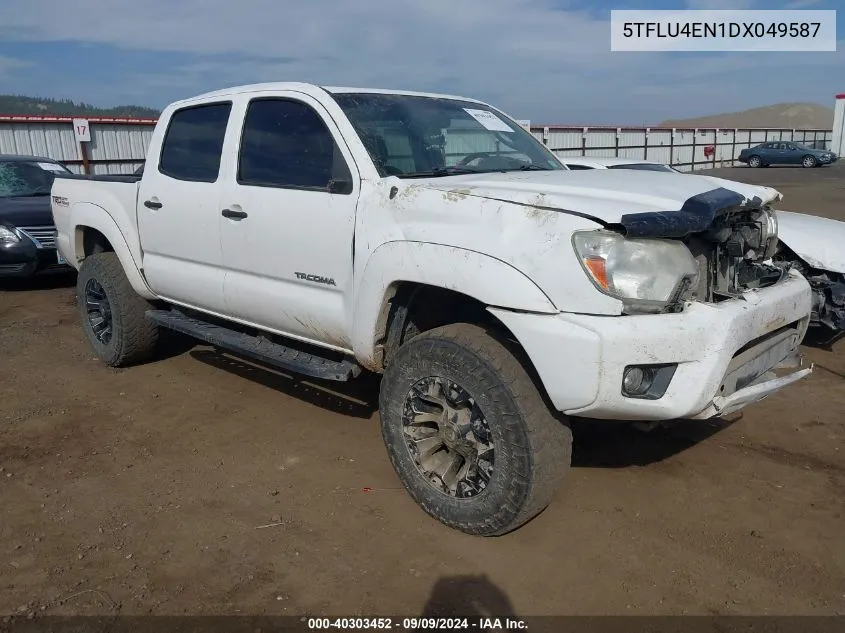 2013 Toyota Tacoma Base V6 VIN: 5TFLU4EN1DX049587 Lot: 40303452