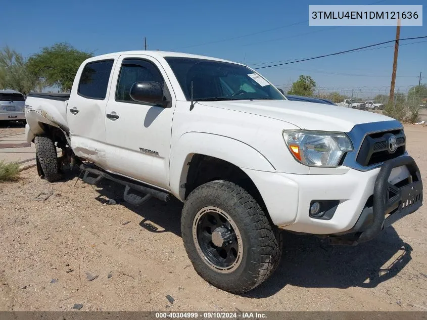 2013 Toyota Tacoma Double Cab VIN: 3TMLU4EN1DM121636 Lot: 40304999